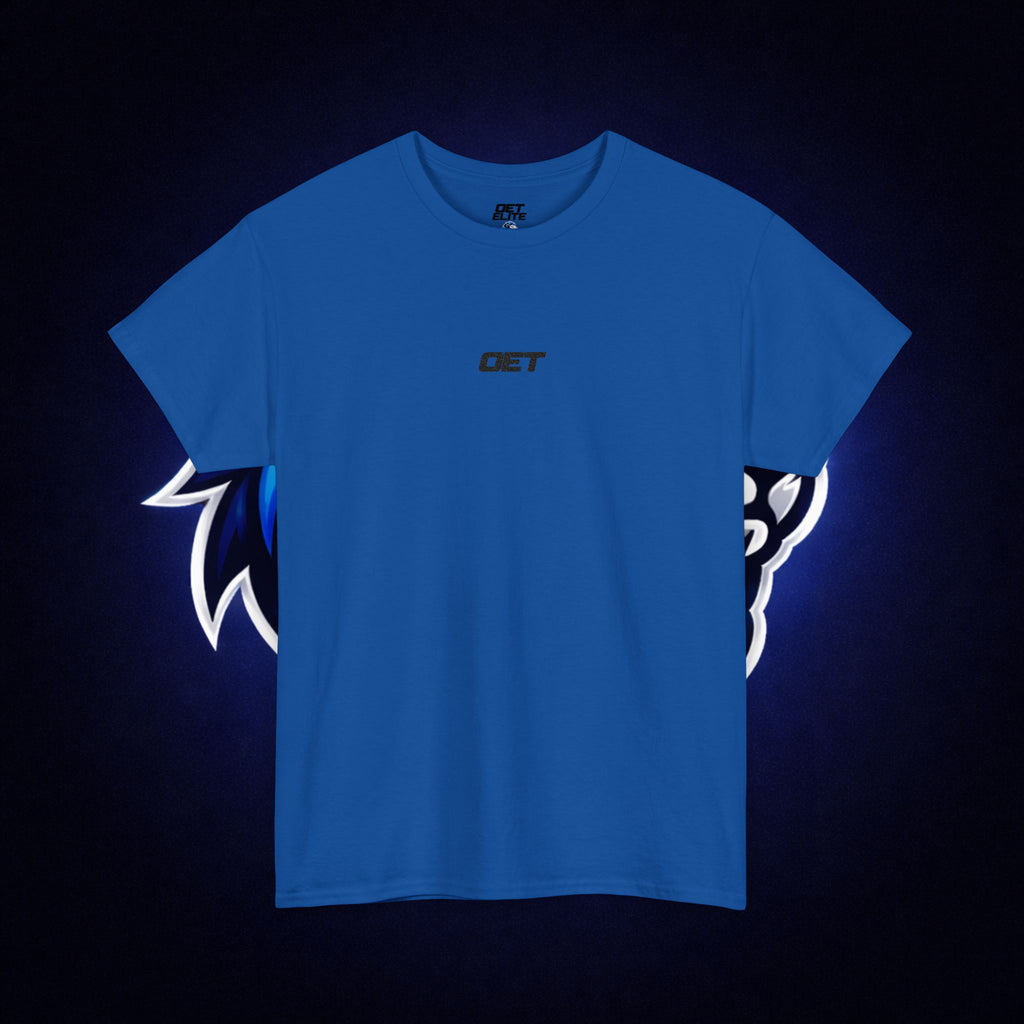 Minimalist 'OET' Graphic Tee — Small Chest Logo Casual Shirt