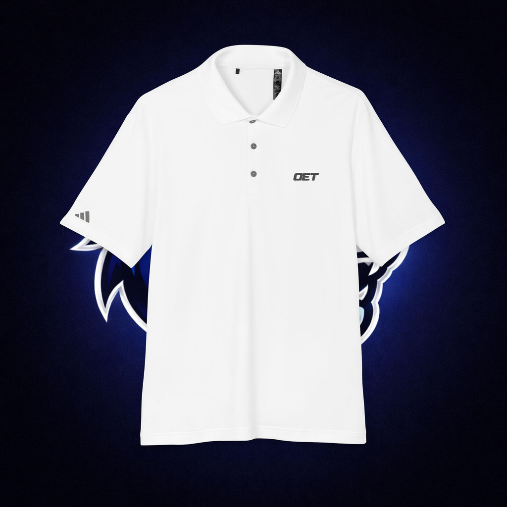 Performance Polo Shirt — Clean White OET Logo Golf & Casual Workwear
