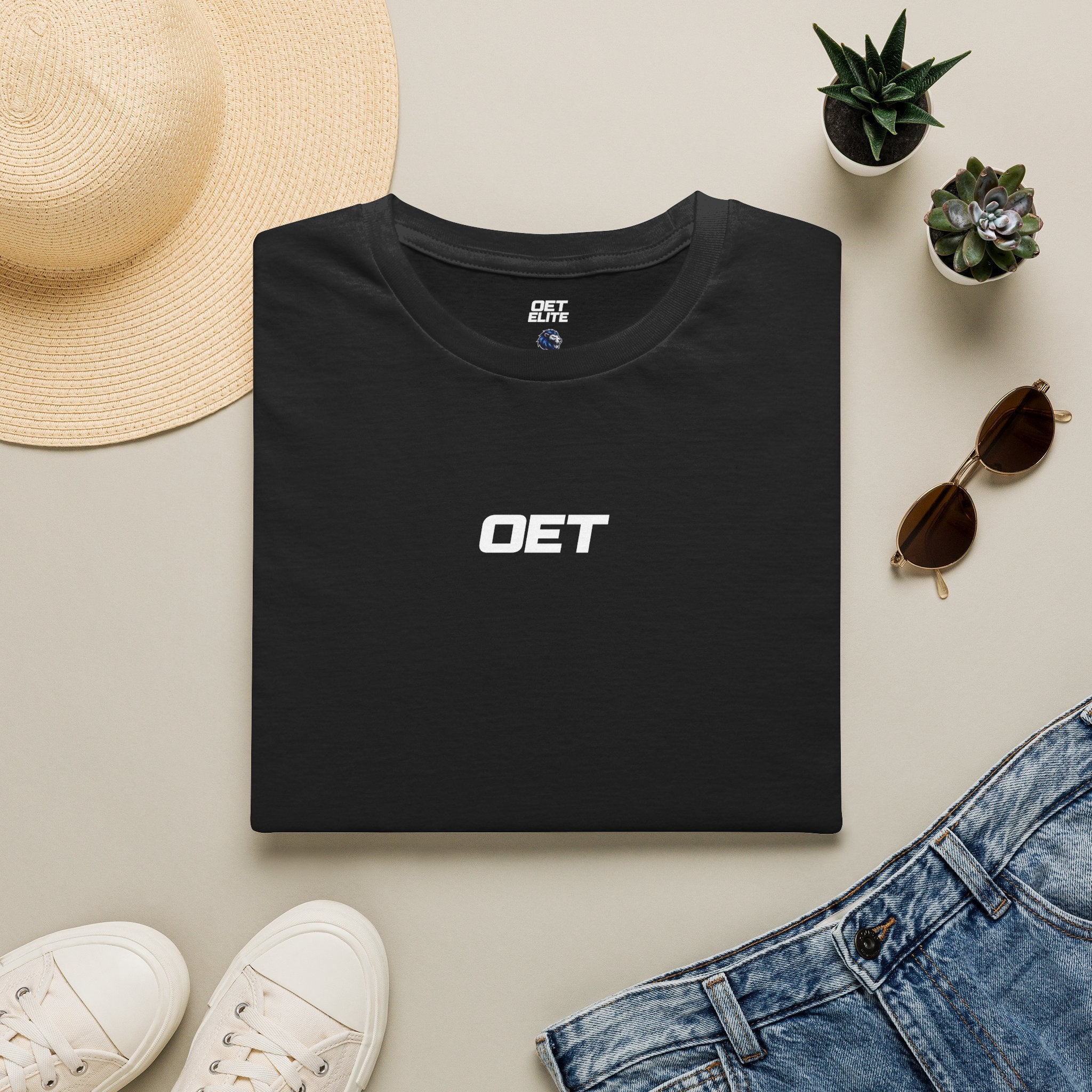 T-Shirt — Minimal 'OET' Logo Tee | Casual Streetwear, Everyday Comfortable