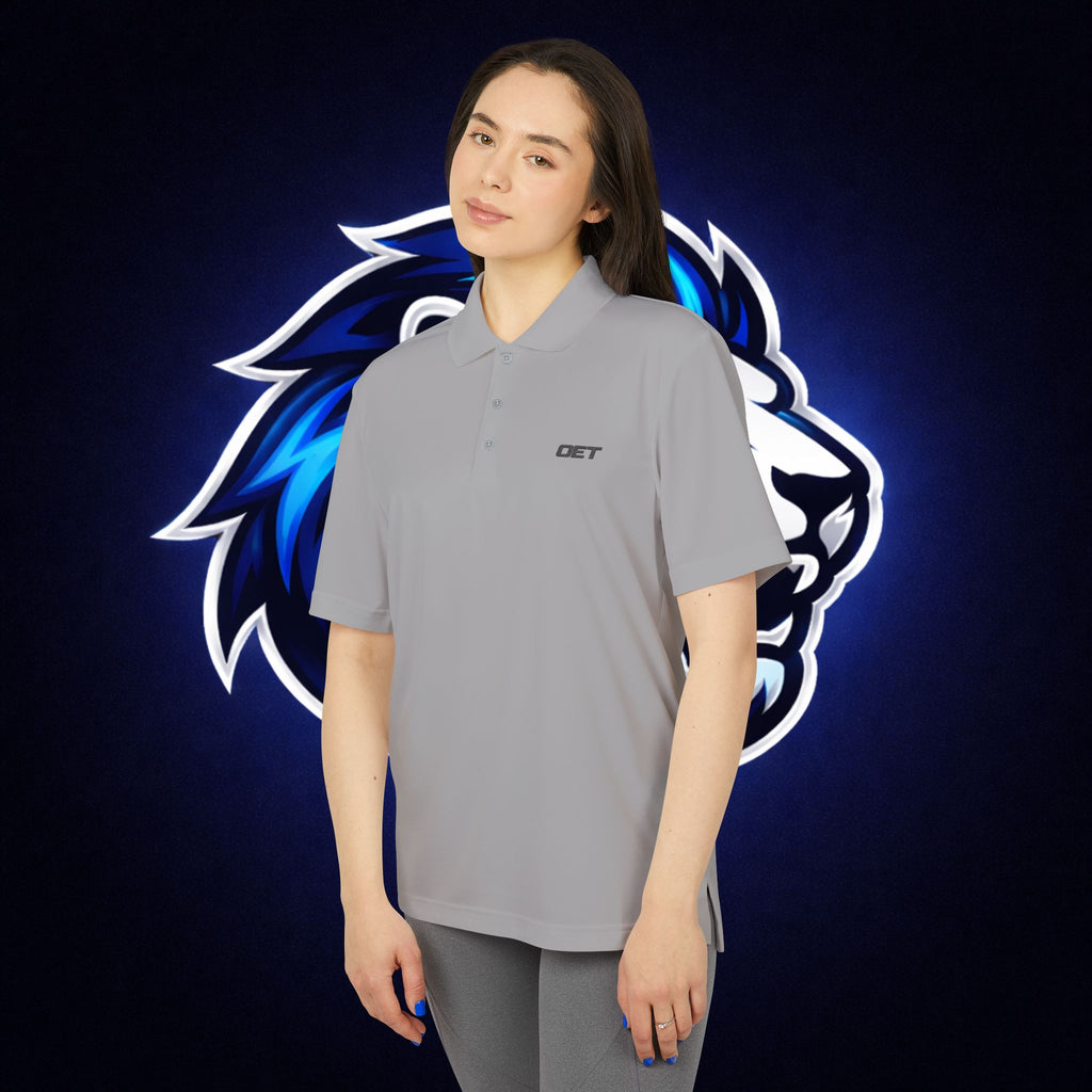 Performance Polo Shirt — Clean White OET Logo Golf & Casual Workwear