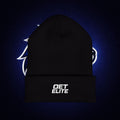 Embroidered "OET ELITE" Cuffed Beanie — Performance Streetwear Knit Cap