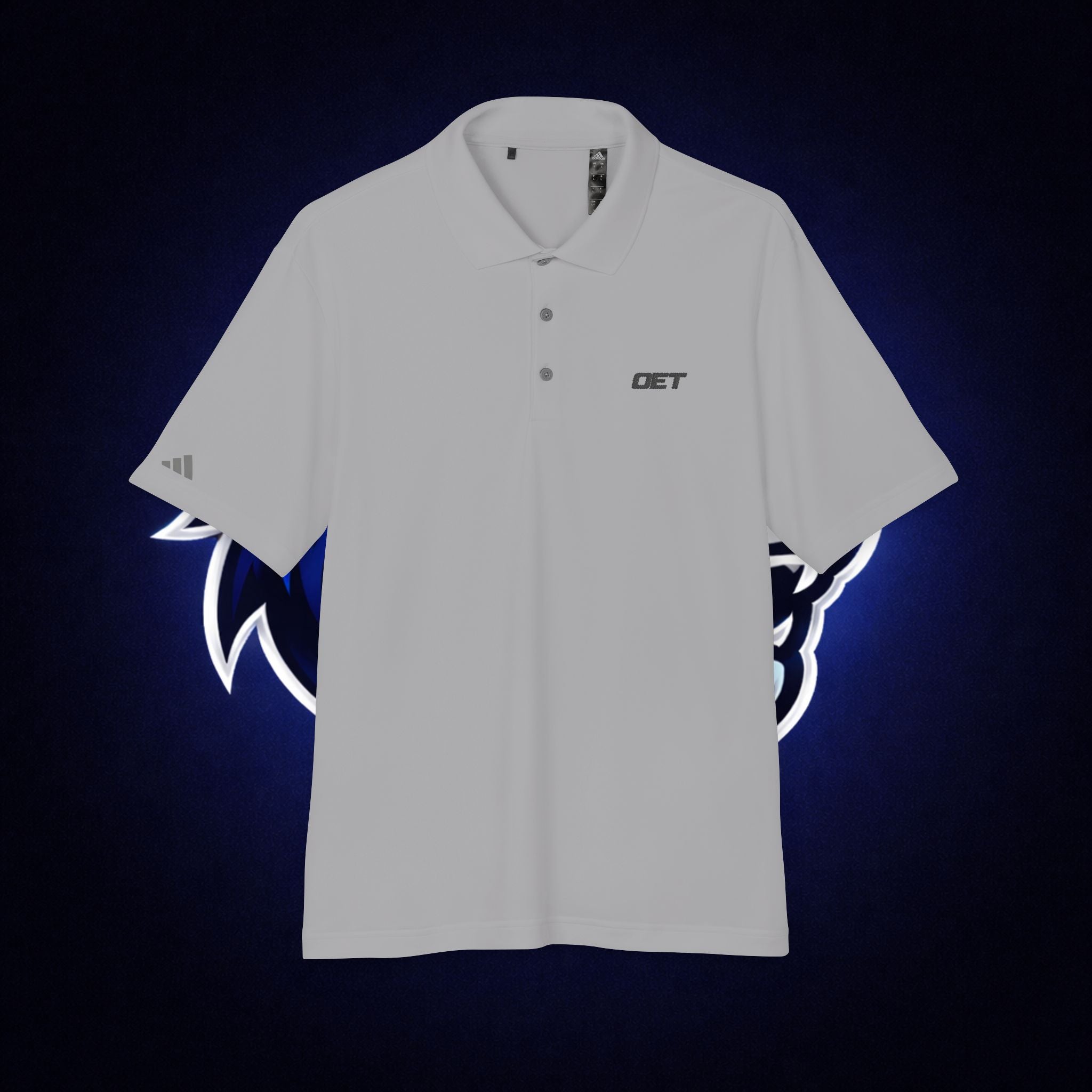 Performance Polo Shirt — Clean White OET Logo Golf & Casual Workwear