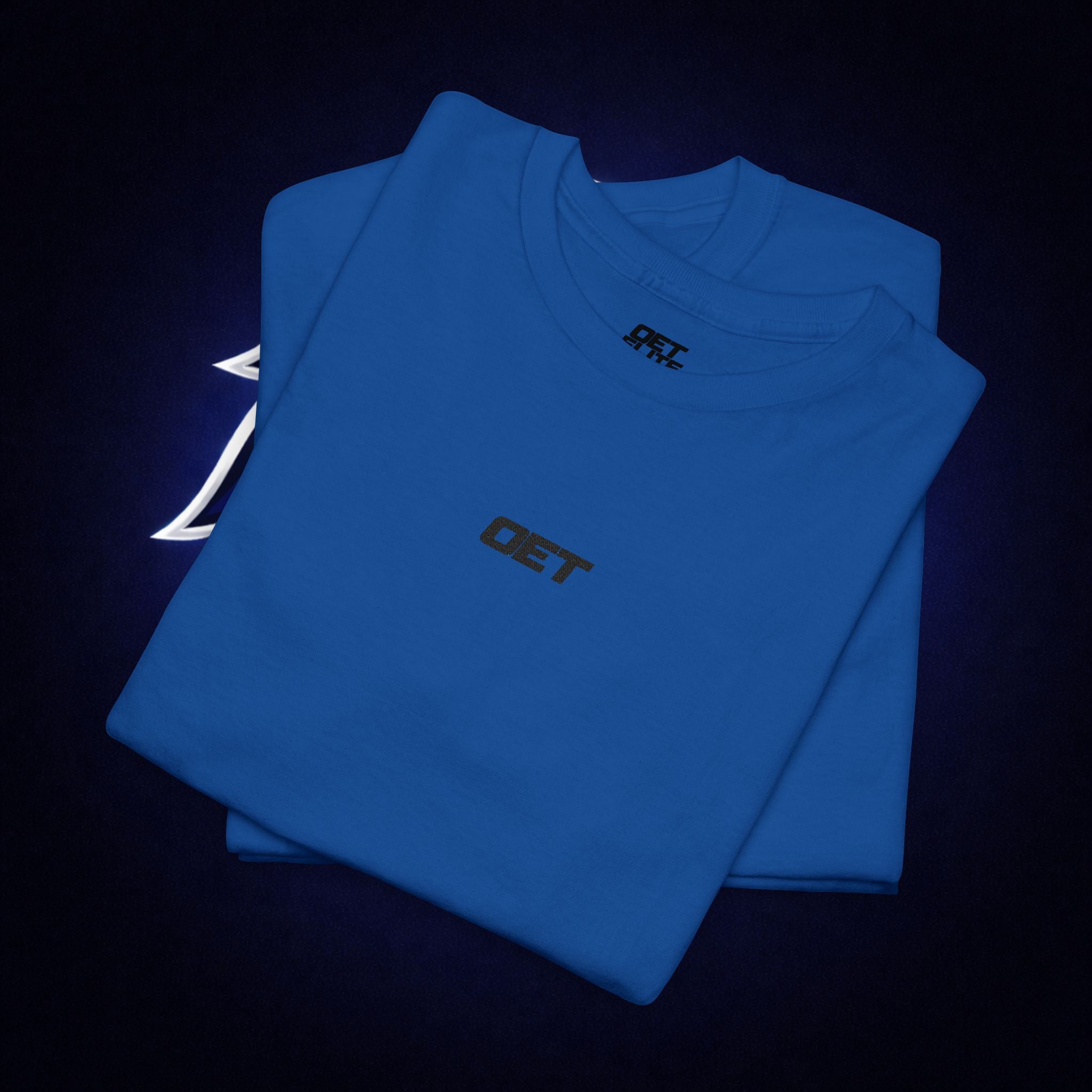 Minimalist 'OET' Graphic Tee — Small Chest Logo Casual Shirt