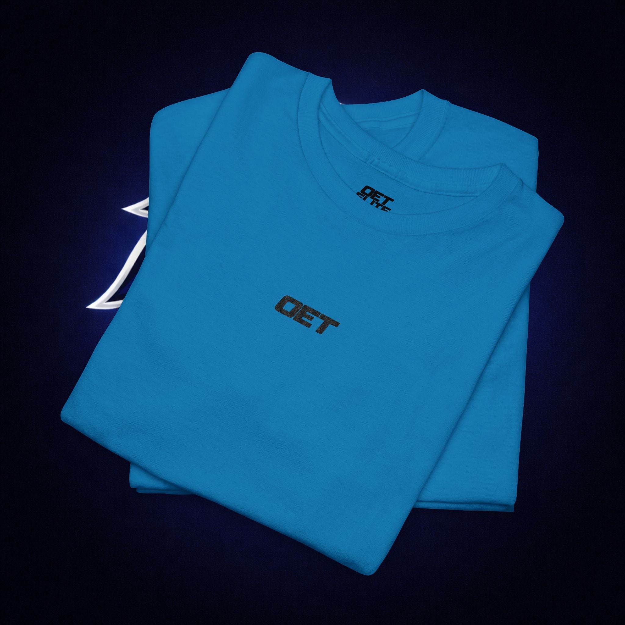 Minimalist 'OET' Graphic Tee — Small Chest Logo Casual Shirt