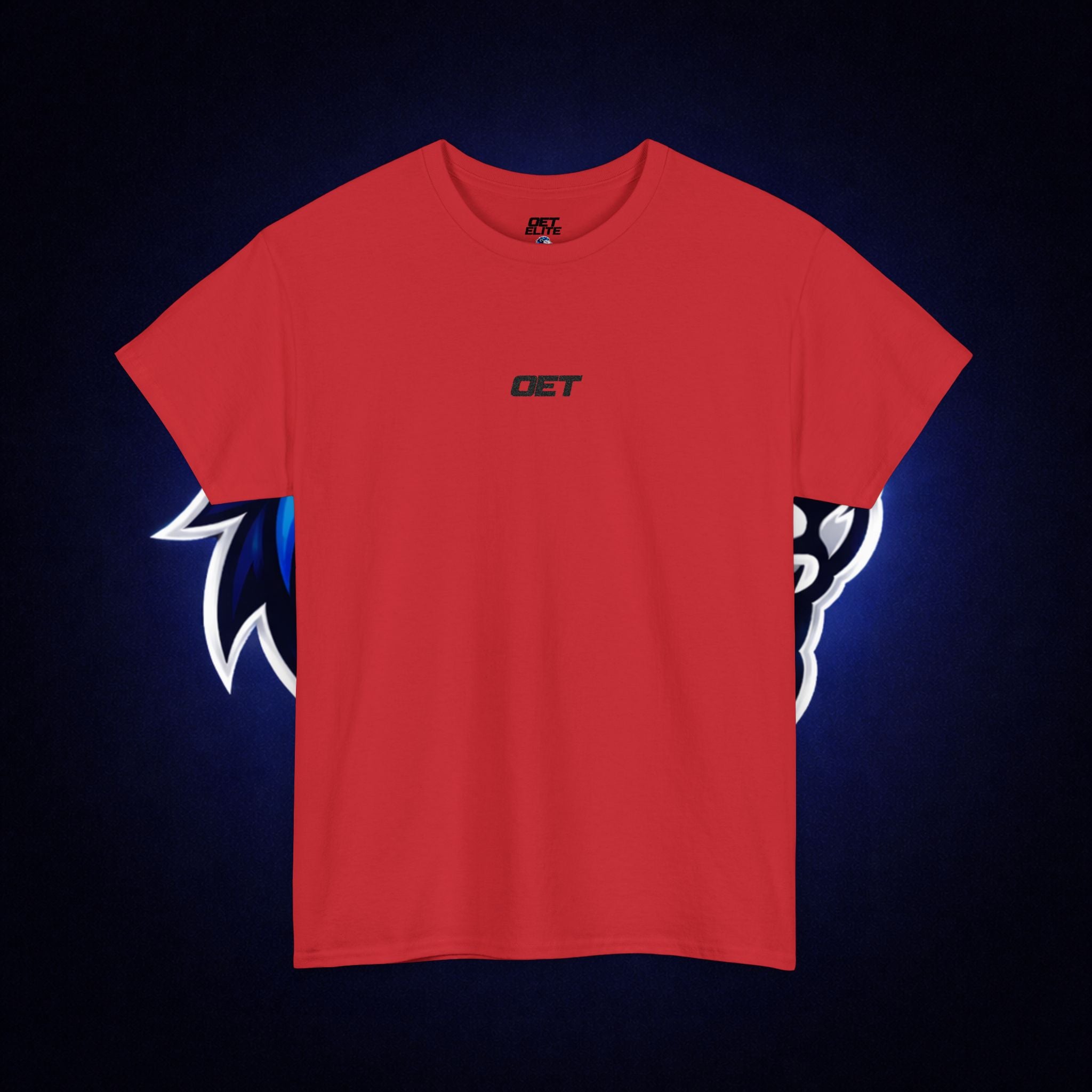 Minimalist 'OET' Graphic Tee — Small Chest Logo Casual Shirt